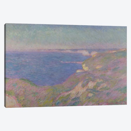 The Cliffs Near Dieppe, 1897  Canvas Print #BMN1590} by Claude Monet Canvas Wall Art