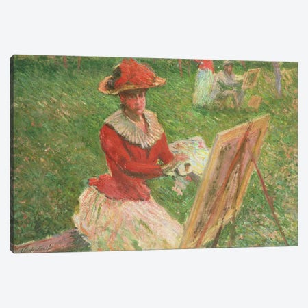 Blanche Hoschede  Canvas Print #BMN1591} by Claude Monet Canvas Art