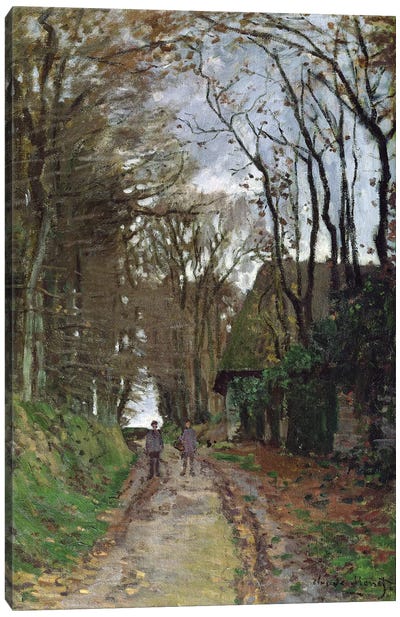 Path in Normandy  Canvas Art Print - All Things Monet