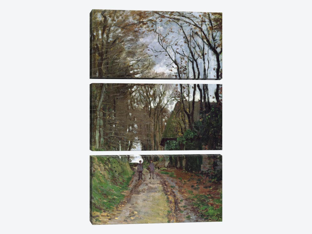 Path in Normandy  by Claude Monet 3-piece Canvas Art