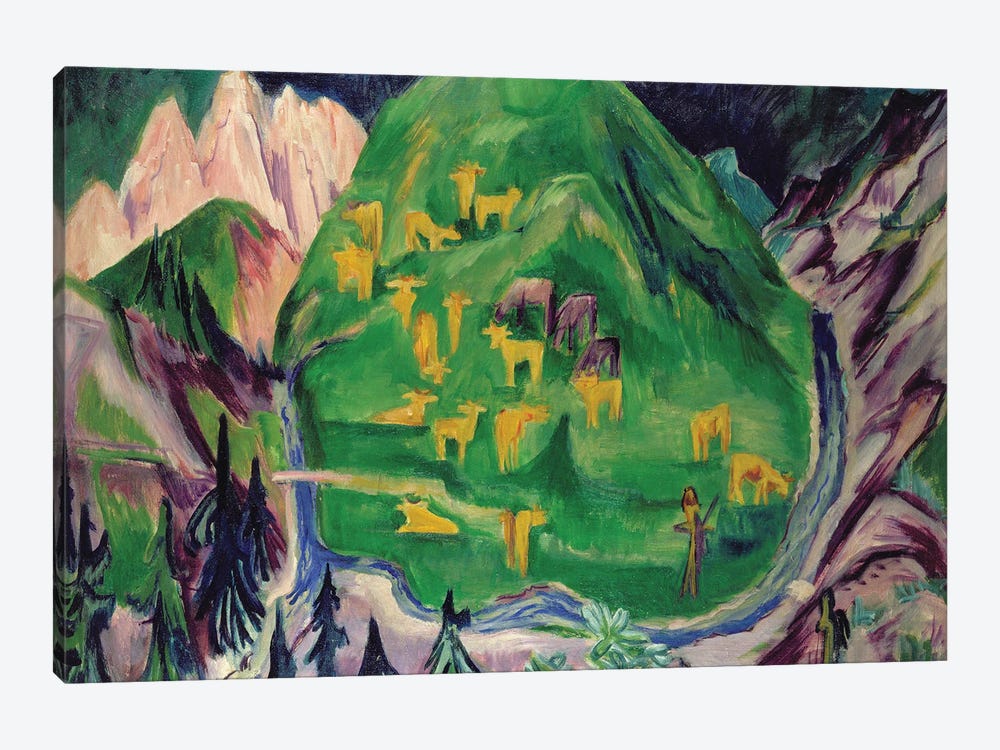 Field of Livestock, 1918  1-piece Canvas Artwork
