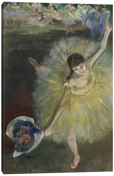 End of an Arabesque, 1877  Canvas Art Print - Ballet Art