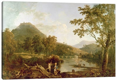 Dinas Bran from Llangollen, 1770-71  Canvas Art Print