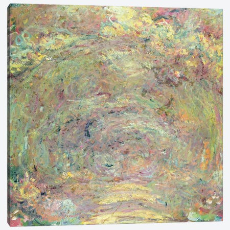 Shaded Path, c.1920  Canvas Print #BMN1609} by Claude Monet Canvas Wall Art