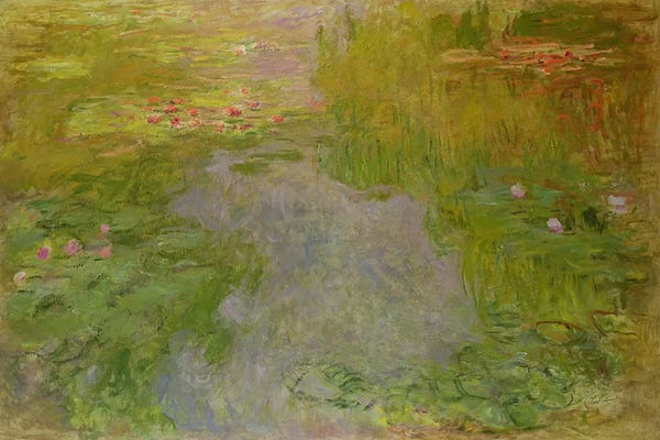 Claude Monet: Waterlilies, c.1919  by Claude Monet