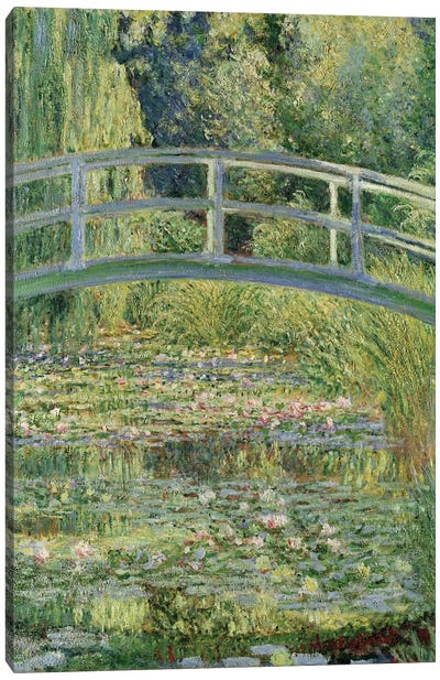Waterlily Pond, 1899  Canvas Art Print - Pond Art