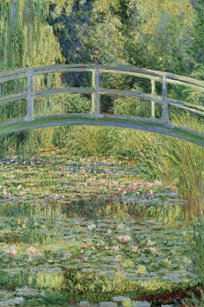 Claude Monet: Waterlily Pond, 1899  by Claude Monet