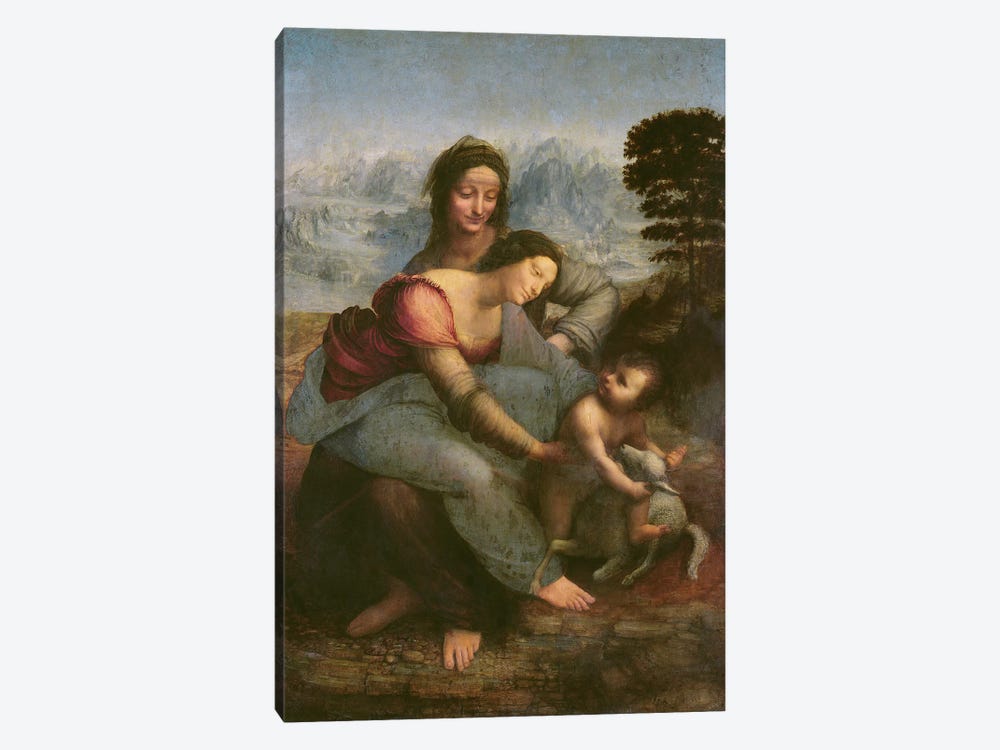 Virgin and Child with St. Anne, c.1510  1-piece Canvas Art Print