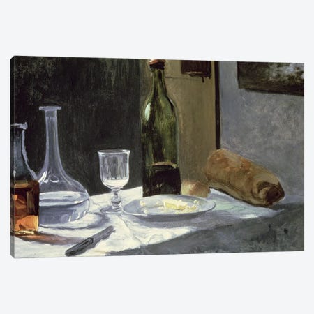 Still Life with Bottles, 1859  Canvas Print #BMN1686} by Claude Monet Canvas Art Print