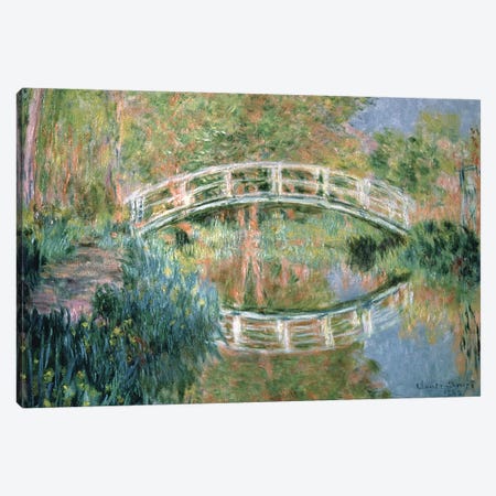 The Japanese Bridge, Giverny, 1892  Canvas Print #BMN1689} by Claude Monet Canvas Art
