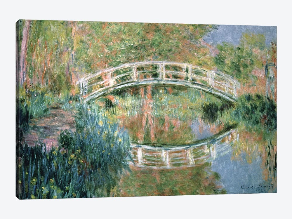 The Japanese Bridge, Giverny, 1892  by Claude Monet 1-piece Canvas Art