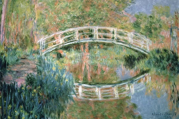 Claude Monet: The Japanese Bridge, Giverny, 1892  by Claude Monet