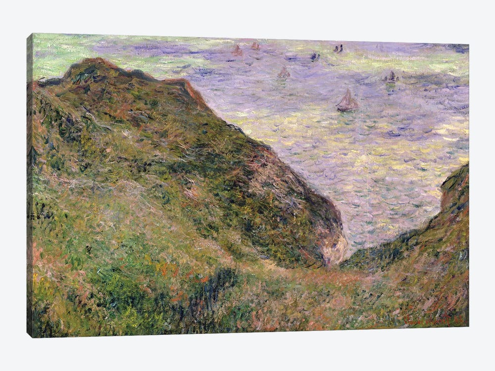 On the cliff at Pourville, 1882  by Claude Monet 1-piece Canvas Art