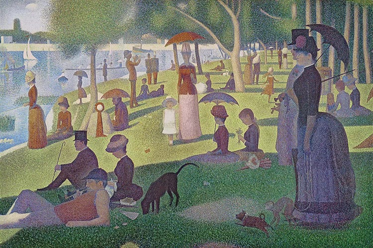 Sunday Afternoon on the Island of La Grande Jatte, 1884-86 