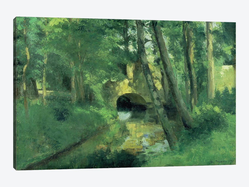 The Little Bridge, Pontoise, 1875 1-piece Canvas Art