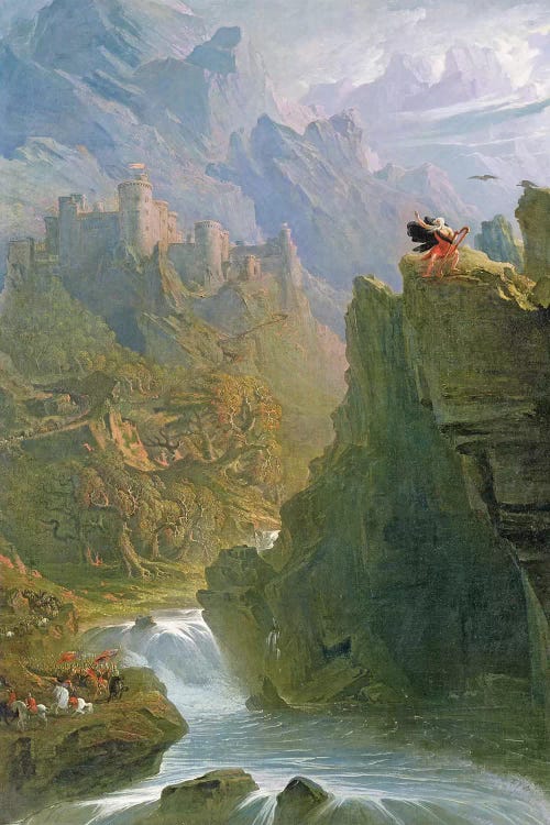 The Bard, c.1817  by John Martin wall art
