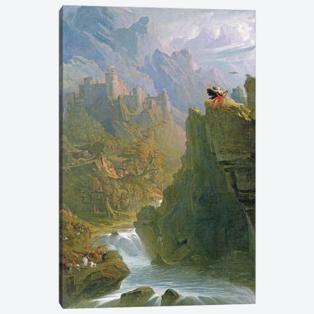 The Bard, c.1817  Canvas Print #BMN1772} by John Martin Canvas Wall Art