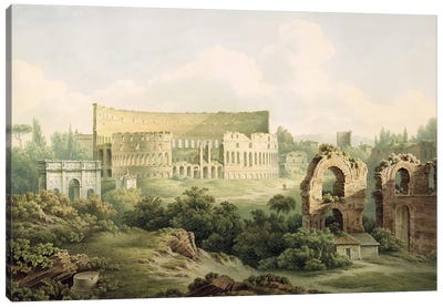 The Colosseum, Rome, 1802  Canvas Art Print