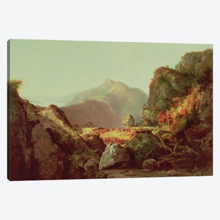 Scene from 'The Last of the Mohicans', by James Fenimore Cooper  Canvas Print #BMN177} by Thomas Cole Canvas Print