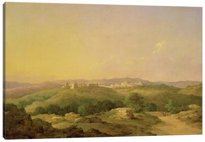 View of Bethlehem, 1857  Canvas Art Print