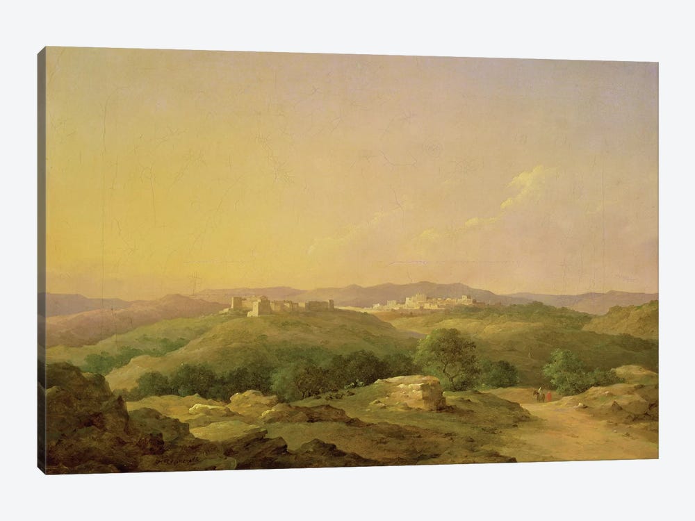 View of Bethlehem, 1857  by Nikanor Grigor'evich Chernetsov 1-piece Canvas Art Print