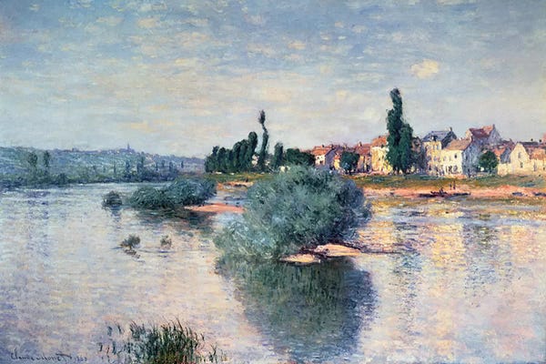Country: Lavacourt, 1880  by Claude Monet