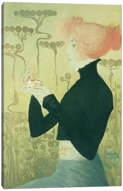 Portrait of Sarah Bernhardt Canvas Art Print