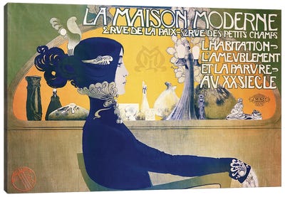 La Maison Moderne, c.1902  Canvas Art Print - Art Nouveau