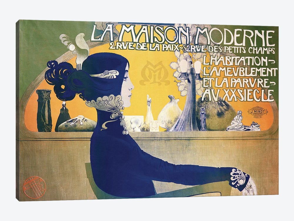La Maison Moderne, c.1902  by Manuel Orazi 1-piece Canvas Print