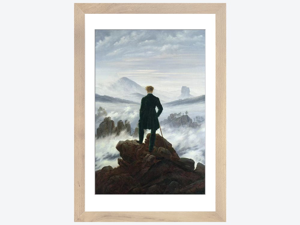 Buy Above the Mist Square Canvas Wall Art Print