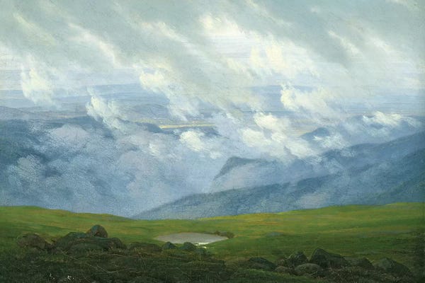 Romanticism: Drifting Clouds  by Caspar David Friedrich