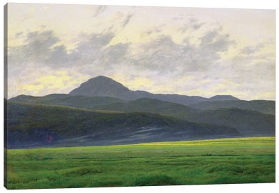 Mountainous landscape  Canvas Art Print - Romanticism Art