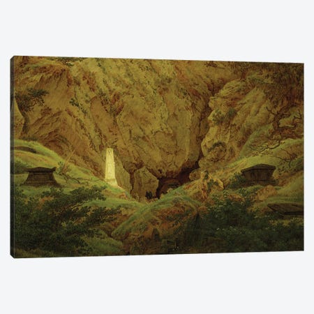 Graves of Ancient Heroes, 1812  Canvas Print #BMN1883} by Caspar David Friedrich Canvas Wall Art