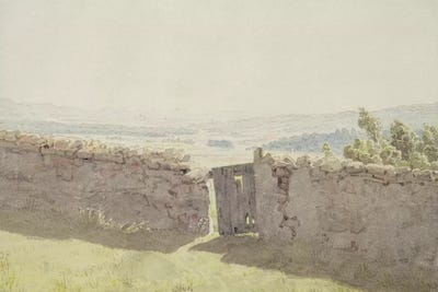 Gate in the Garden Wall  by Caspar David Friedrich canvas print