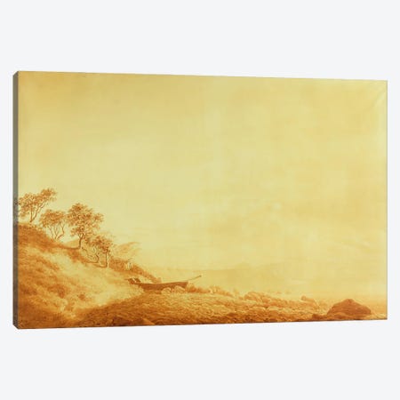 Looking towards Arkona at sunrise, 1801  Canvas Print #BMN1890} by Caspar David Friedrich Canvas Print