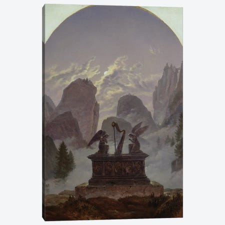 Goethe Monument  Canvas Print #BMN1897} by Karl Gustav Carus Canvas Art