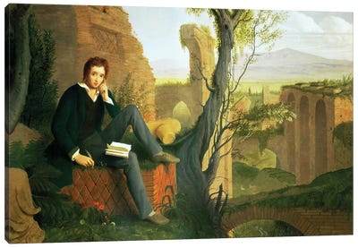 Percy Bysshe Shelley  Canvas Art Print