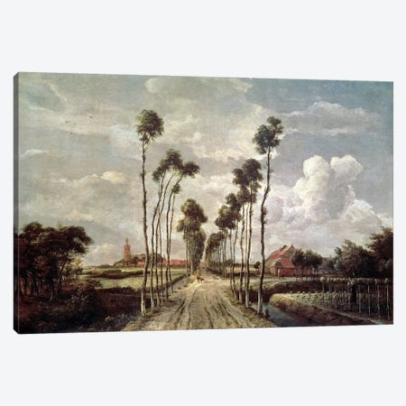 The Avenue at Middelharnis, 1689  Canvas Print #BMN191} by Meindert Hobbema Canvas Art