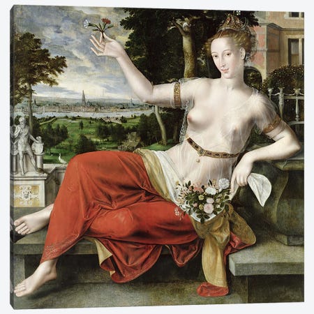 Flora, 1559   Canvas Print #BMN1939} by Jan Matsys Canvas Art