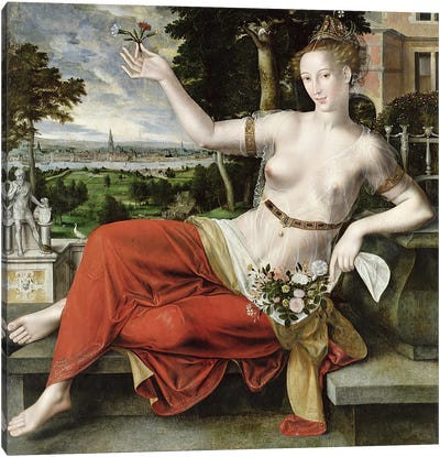 Flora, 1559   Canvas Art Print