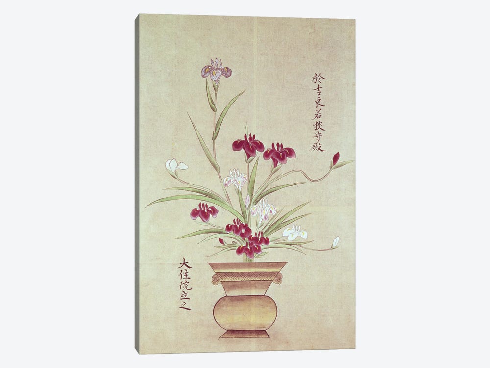 Orchids  by Japanese School 1-piece Canvas Print