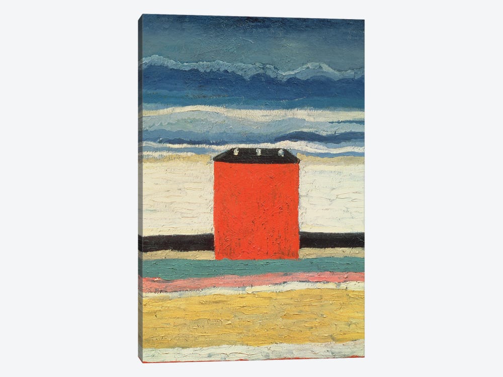 Red House, 1932  by Kazimir Severinovich Malevich 1-piece Canvas Art
