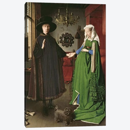 The Portrait of Giovanni  Canvas Print #BMN196} by Jan van Eyck Art Print