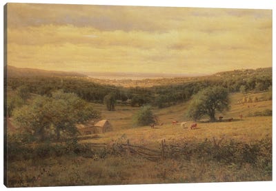 Hudson River View  Canvas Art Print