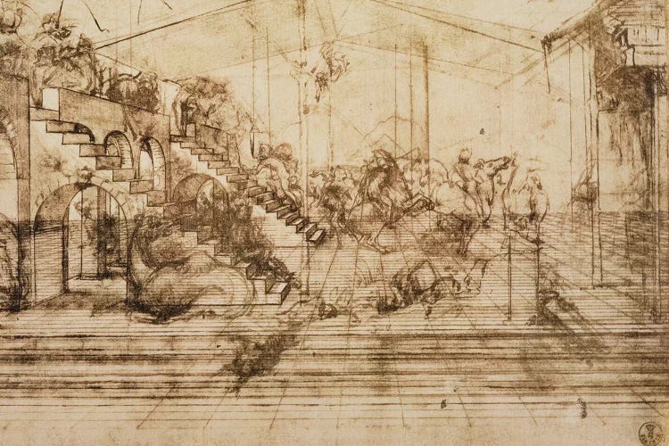 Perspective Study for the Background of The Adoration of the Magi 