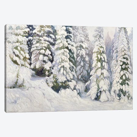 Winter Tale, 1913  Canvas Print #BMN1978} by Aleksandr Alekseevich Borisov Canvas Art