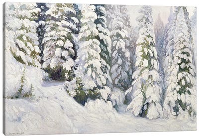 Winter Tale, 1913  Canvas Art Print - Evergreen & Burlap