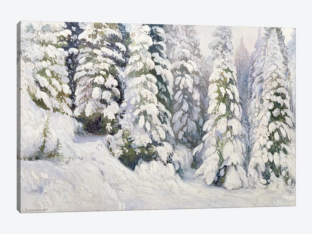 Winter Tale, 1913  by Aleksandr Alekseevich Borisov 1-piece Canvas Art