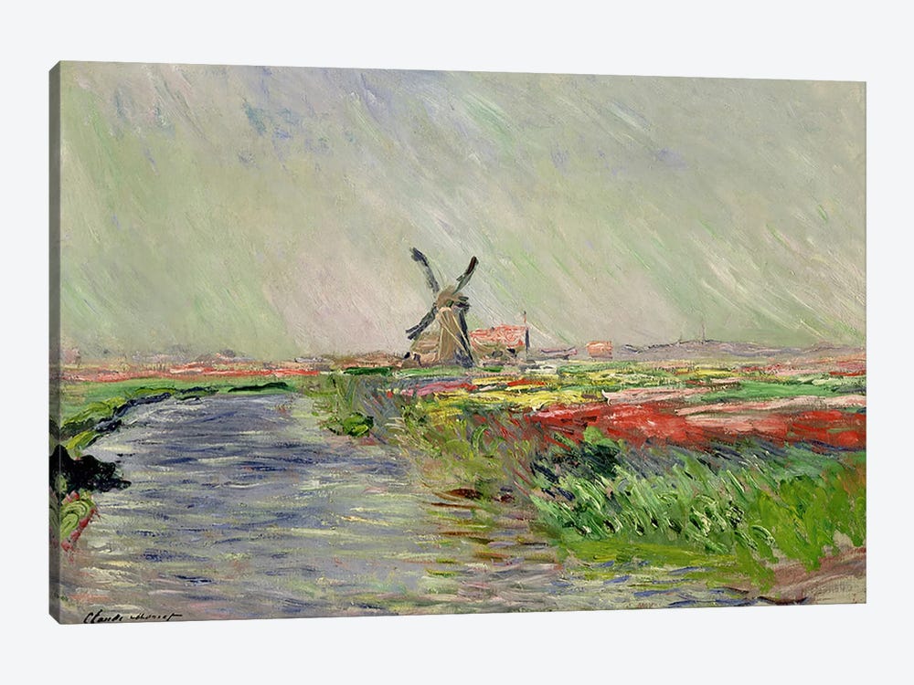 Tulip Field in Holland  by Claude Monet 1-piece Canvas Art