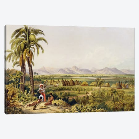 Pirara And Lake Amucu (The Site Of Eldorado), Twelve Views In The Interior Of Guiana, 1840 Canvas Print #BMN1990} by Charles Bentley Canvas Art
